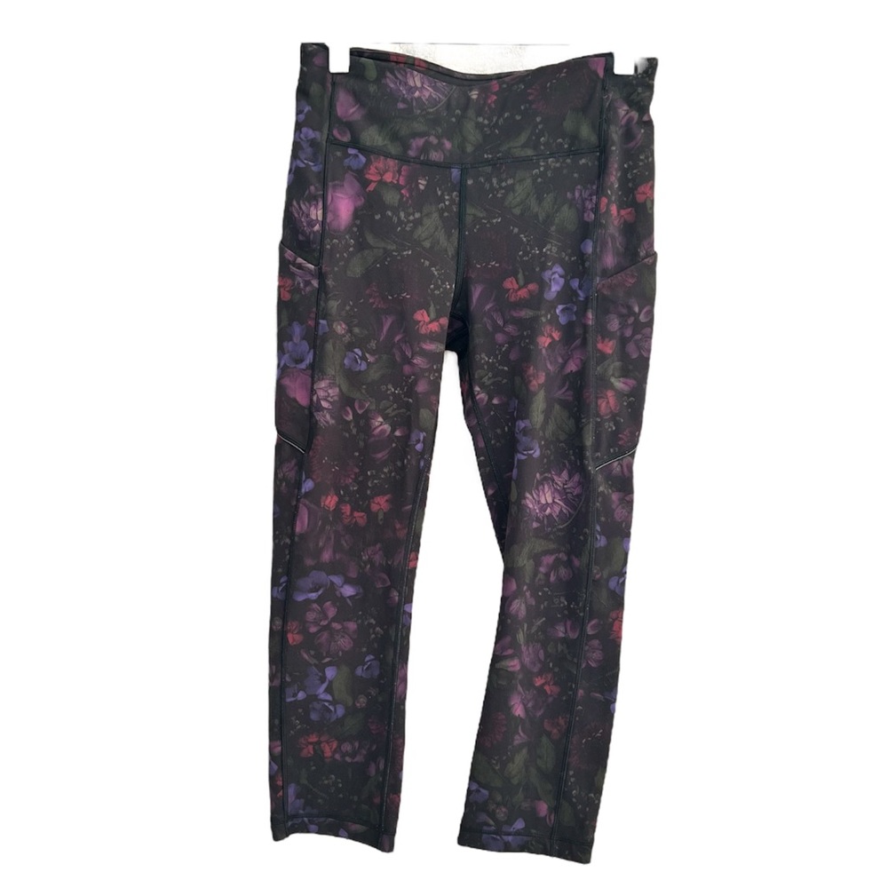 LULULEMON | Frozen flourish leggings size 6